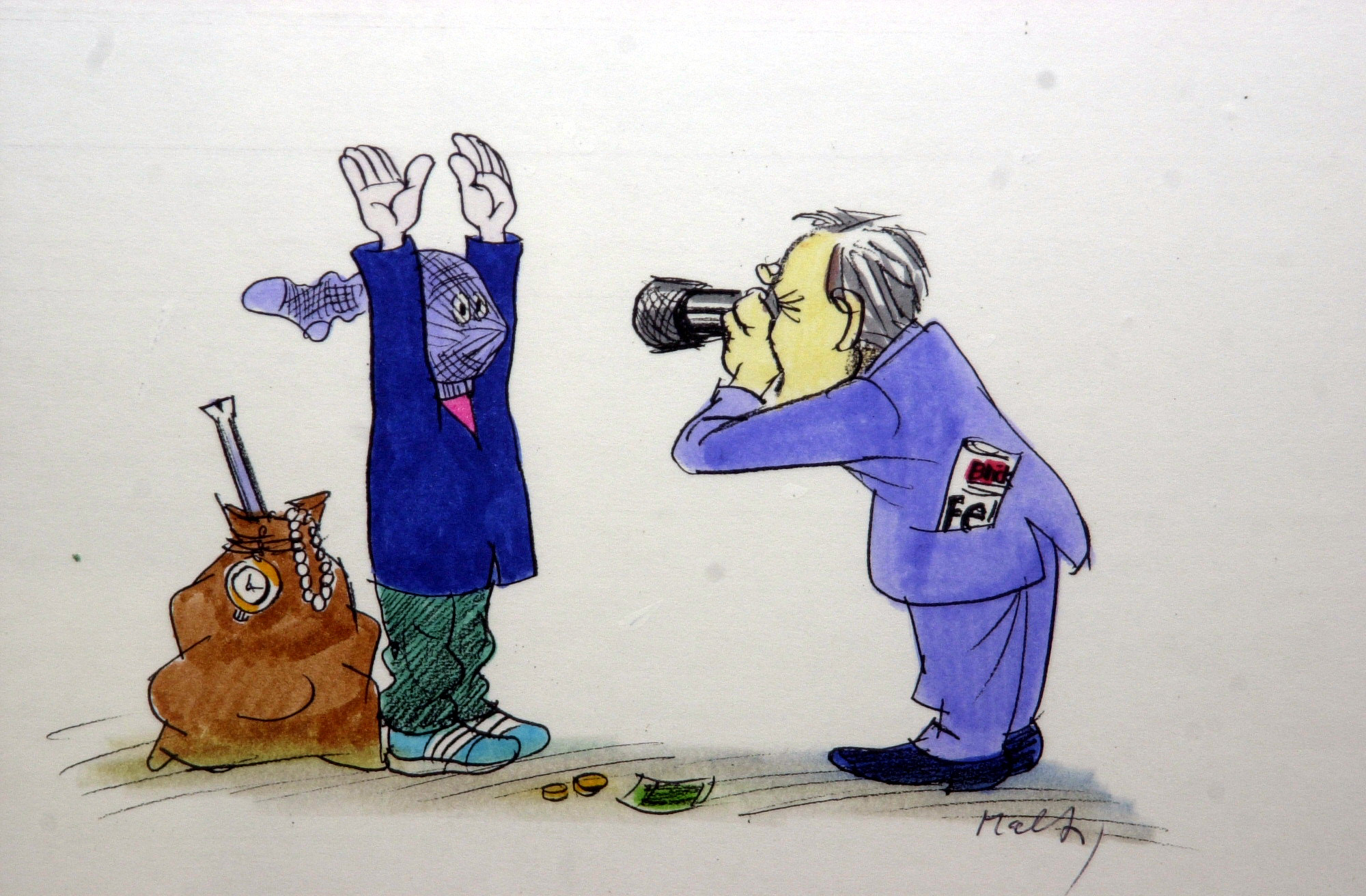 Hände hoch!
(Illustration: Urs Maltry)